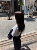 #レッドブラウンカラー