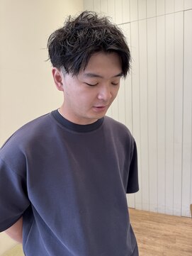 モリオフロムロンドン 大宮店(morio from London) 【かほ】残しパーマ×ナチュラルラフマッシュ