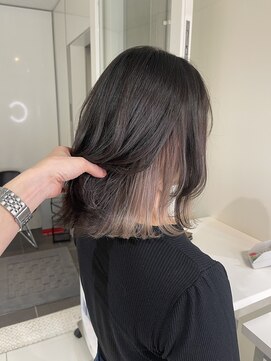 アライブ ハラジュク(ALIVE harajuku) 【ALIVE るねこ】 ポイントで可愛いインナーカラー