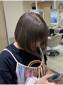 ボブ/くすみグレーベージュ