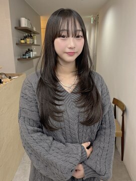 クイ(quii) ★韓国ザクザクレイヤーカット前髪顔周り/黒髪