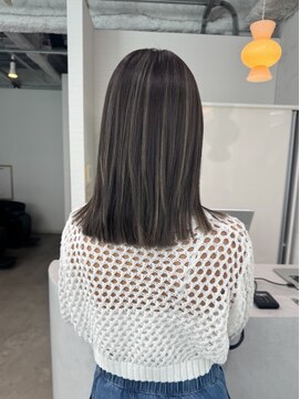 バンクスヘアー(BANK'S HAIR) ケラチン大人の透明感ハイライトボブ