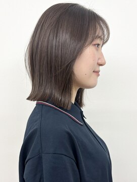 モリオフロムロンドン 松戸店(Morio from London) 【モリオ松戸　石山】大人可愛い外ハネミディアム前髪ありくびれ