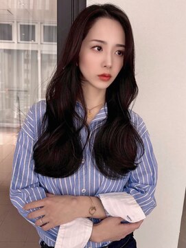 ソヨン 名駅2号店(SOYON) 大人ガーリー/似合わせカット/ダークアッシュ/オリーブグレー608