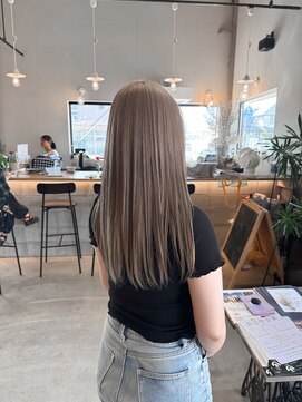 ベルポール(Bell port) 着物ヘア/大人ガーリー/ダークアッシュ/似合わせカット/芦屋駅