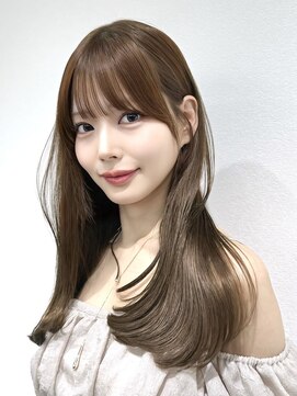 カシュカシュ 表参道(cache cache) 薄め前髪顔まわりレイヤーカットシースルー前髪ハッシュカット