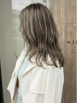 ニコリヘアワークス(nicori hair works) セミロング×ウェーブ3