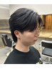 カット+ストレートパーマ