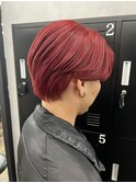 メンズワインレッド