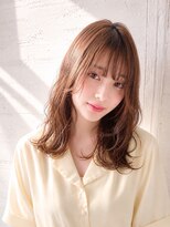 ウィーニード 栄(WENEED)&nbsp;韓国女優風レイヤーウェーブ × シアーベージュ