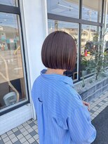 カンナカンナ 三佐店(cannaCANNA)&nbsp;人気の丸みミニボブ×艶カラー