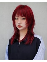 ギークス(GEEKS)&nbsp;【GEEKS渋谷】レイヤーカット/派手髪/ハイトーン/ハッシュカット