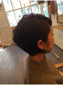 無造作ショートボブ