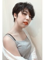 ラウンジ モリオ イケブクロ(Lounge MORIO Ikebukuro) 【morio池袋】黒髪マッシュショート1