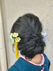 ☆お着物ヘアー☆きゃわふわ