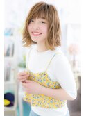 ミルクティブラウン★ラフニュアンスくびれボブb1