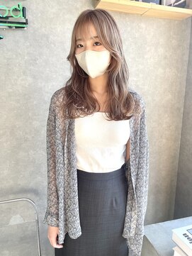 ムード カナザワ(mood kanazawa) ブリーチでミルクティー