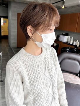 バーチョ(bacio) 20代30代40代◎小顔骨格矯正ショート【麻生/札幌ショート/白髪】