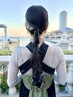 ご新規様ヘアセット＋前髪＆おくれ毛カット付き 4950円