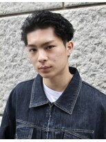 フランクスバーバー アンド ビアークラブ(FRANK'S BARBER and BEER CLUB) ワイルドアップバング刈り上げツーブロックオールバック