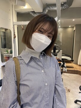 ジェミニ(gemini) 大人っぽいワンレンボブ