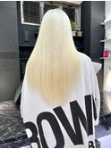 【◎甘くてカワイイ◎】愛され《ホワイトブロンド》ケアブリーチ