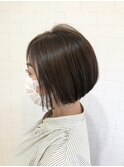 大人かわいい☆丸み前下がりボブ