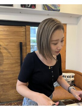 ツネ ヘアアンドヘッドスパ(TsuNE hair&head spa) ハイトーンボブ