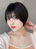 ロンドシエル 横浜(Lond ciel)&nbsp;黒髪×前髪×韓国小顔ショート【横浜モードうヘルシースタイル】