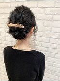 大人可愛い◯編み込みシニヨン