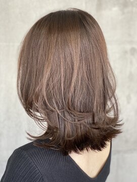 スターズ 柏(STARS) レイヤーカット×ベージュ