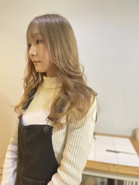 ヘアアンドスペース ベロン(hair&space velon) ミルキーロング