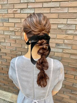 ミモザワークス(Mimosa Works) あみおろし×リボン