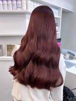 ベレーザ 渋谷(BELEZA)&nbsp;6960ラベンダーパープルハイトーンカラー波巻きワンホンヘア