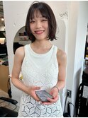 ボブパーマ/ミニボブ/切りっぱなしボブ新潟東区松崎