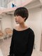 キオン(kyon)の写真/収まりが良く扱いやすいコンパクトなボブ・ショート・ウルフ◇一人一人の骨格に合わせたカット技術が自慢。