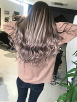 キング(K!ng)&nbsp;縮毛矯正髪質改善ハイライトレイヤーカット枚方美容室エクステ