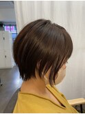 エアリーな毛束感でふんわりショート