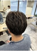メンズパーマ、ハイライト