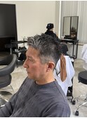 イケオジスタイル　前髪パーマ