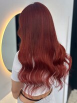 ラピス 福岡天神店(Lapis)&nbsp;レッド/チェリーブラウンミニウルフホワイトグレージュ