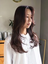 ボレロ(BOLERO) かきあげ前髪 レイヤーカット ロングレイヤー20代30代