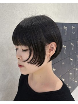 ザザ シンジュク(ZA/ZA shinjuku) 林檎ちゃん風!顔周りレイヤーミニボブ