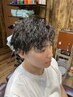 【メンズ限定】カット＋ツイストスパイラルパーマ　￥10800