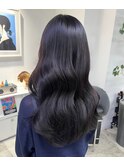 くすみブルー ダークアッシュ 暗めカラー