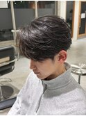 ニュアンスパーマ/曲がる縮毛矯正/メンズサロン/メンズ/眉毛