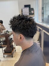 アンソル オブ リシェール(N'SOL of RICHAIR)&nbsp;スパイキーショート/テーパーフェード/メンズ/南越谷