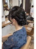 艶の効力を纏ったお呼ばれシニヨンアップセット！