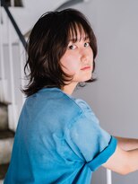 ヘアークラフト(Hair Craft)&nbsp;ミディアムパーマ×レイヤーカット【岡山】ルーズスタイル