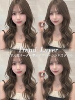 ラビス クローバー(Lovis clover)&nbsp;透明感カラー/レイヤーカット/ブリーチなしダブルカラー/熊谷